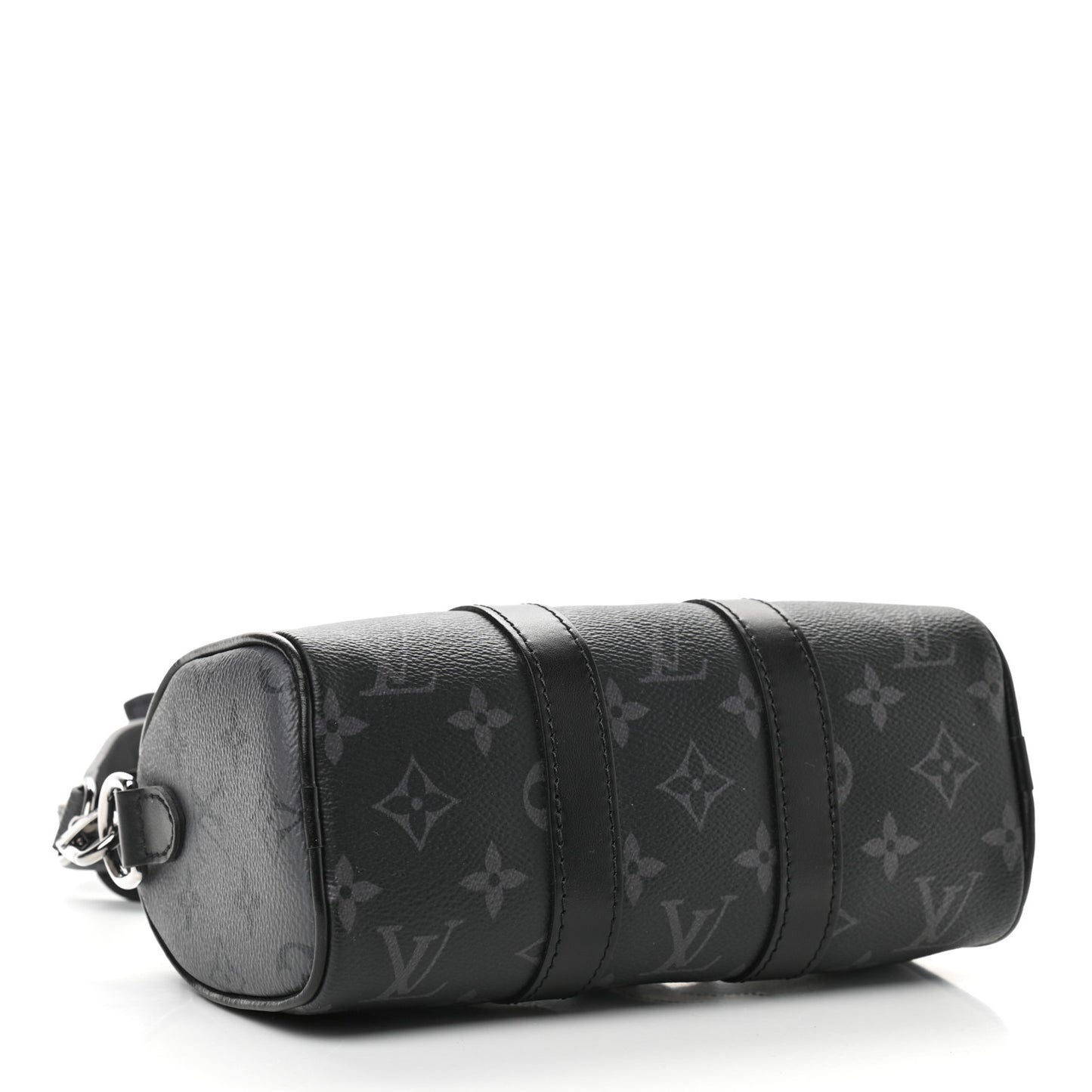 Reverse Monogram Eclipse Keepall XS Black