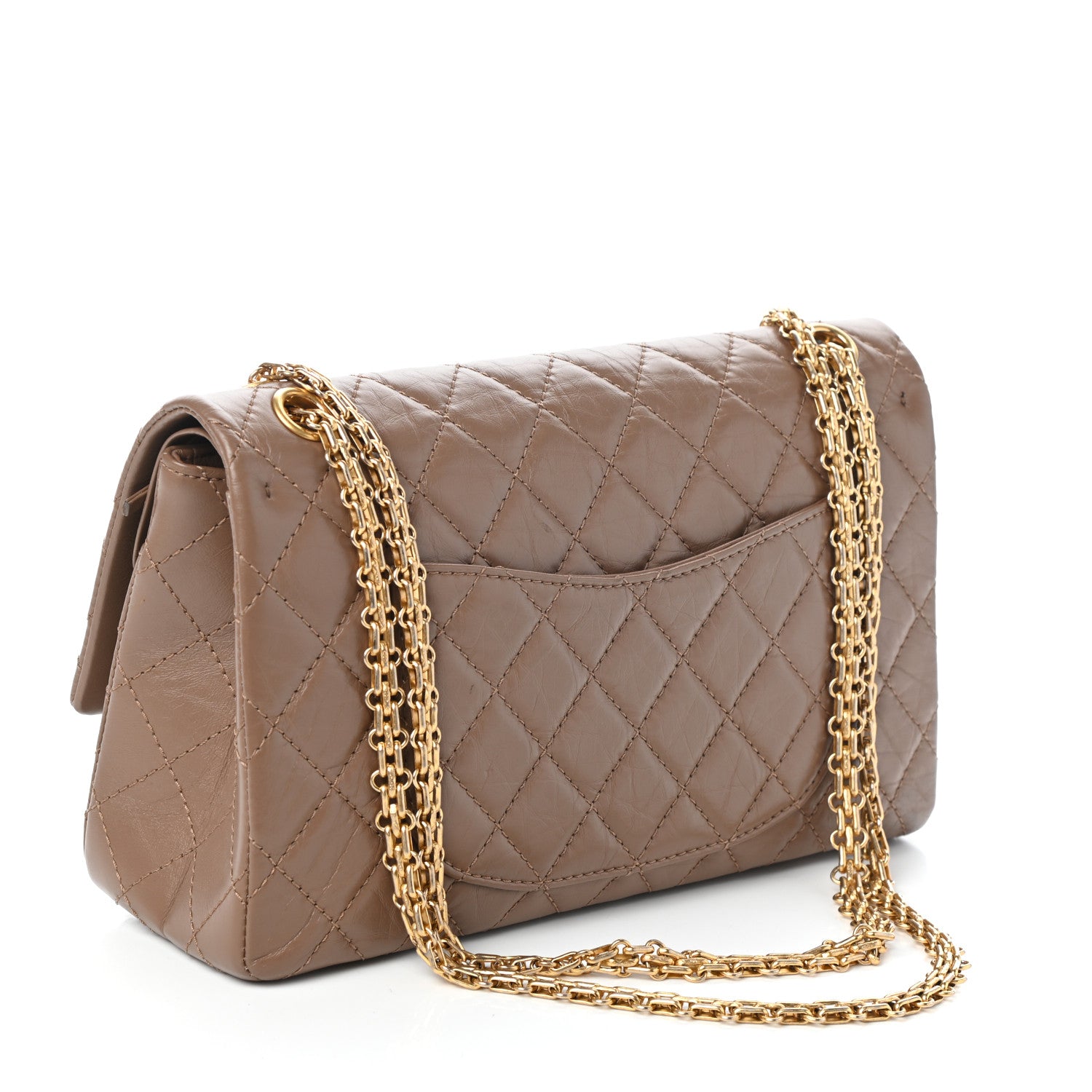 Chanel Aged Calfskin Quilted 2.55 Reissue 226 Flap Beige 3 of 10