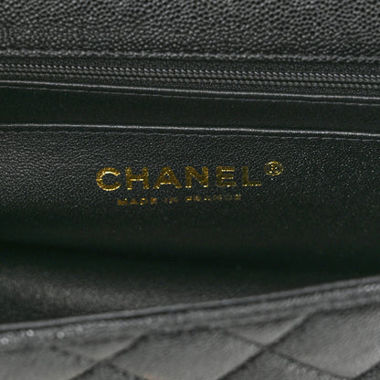 Chanel Caviar Quilted Mini Top Handle Rectangular Flap Black 6 of 11