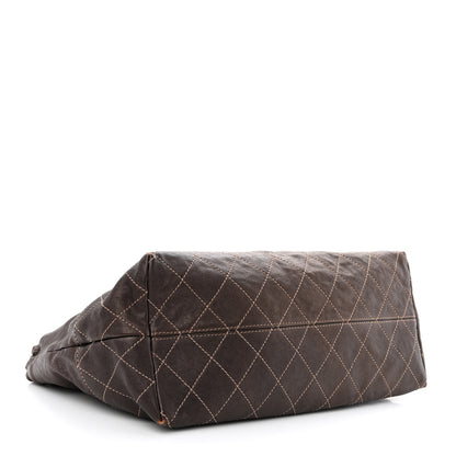 Chanel Metallic Calfskin Baby Coco Cabas Bronze 4 of 10