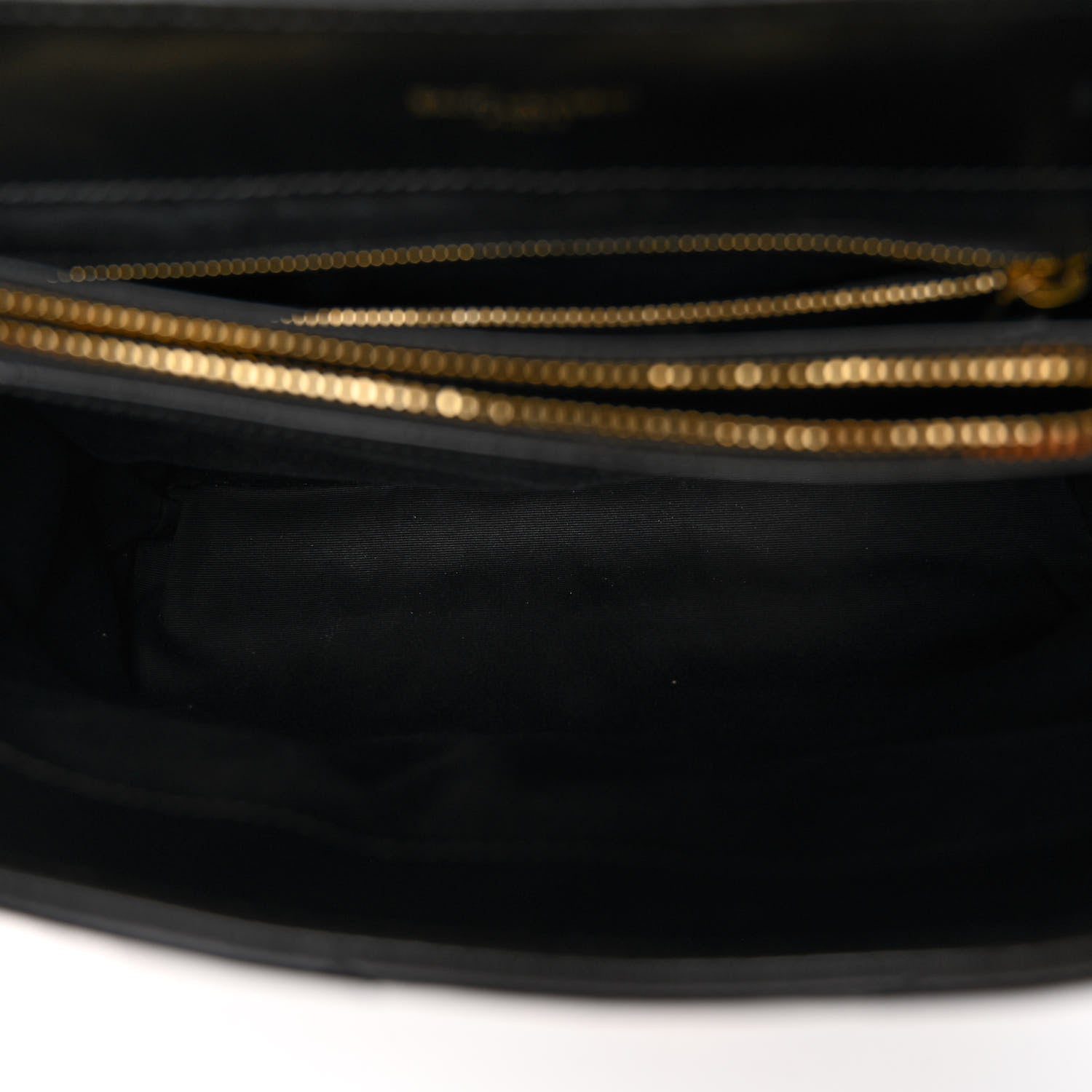 Saint Laurent Calfskin Y Quilted Monogram Medium Loulou Chain Satchel Black 5 of 9