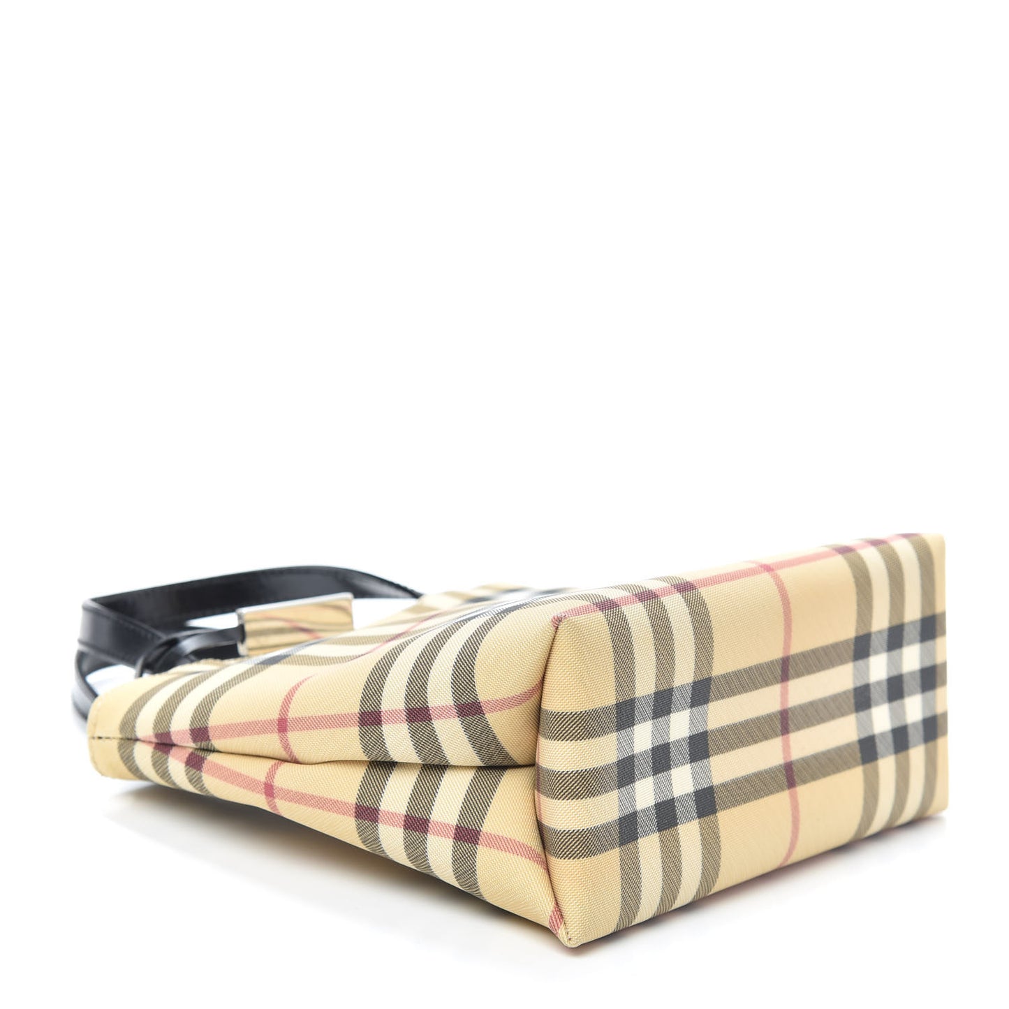 House Check Small Tote Black