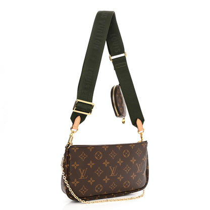 Louis Vuitton Monogram Multi Pochette Accessories Kaki 3 of 10