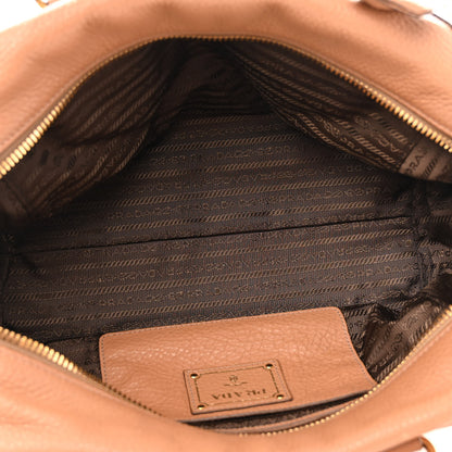 Prada Vitello Daino Bowler Cuoio 4 of 8