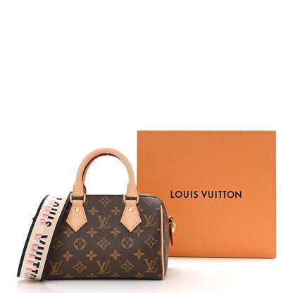 Louis Vuitton Monogram Speedy Bandouliere 20 Black 10 of 10
