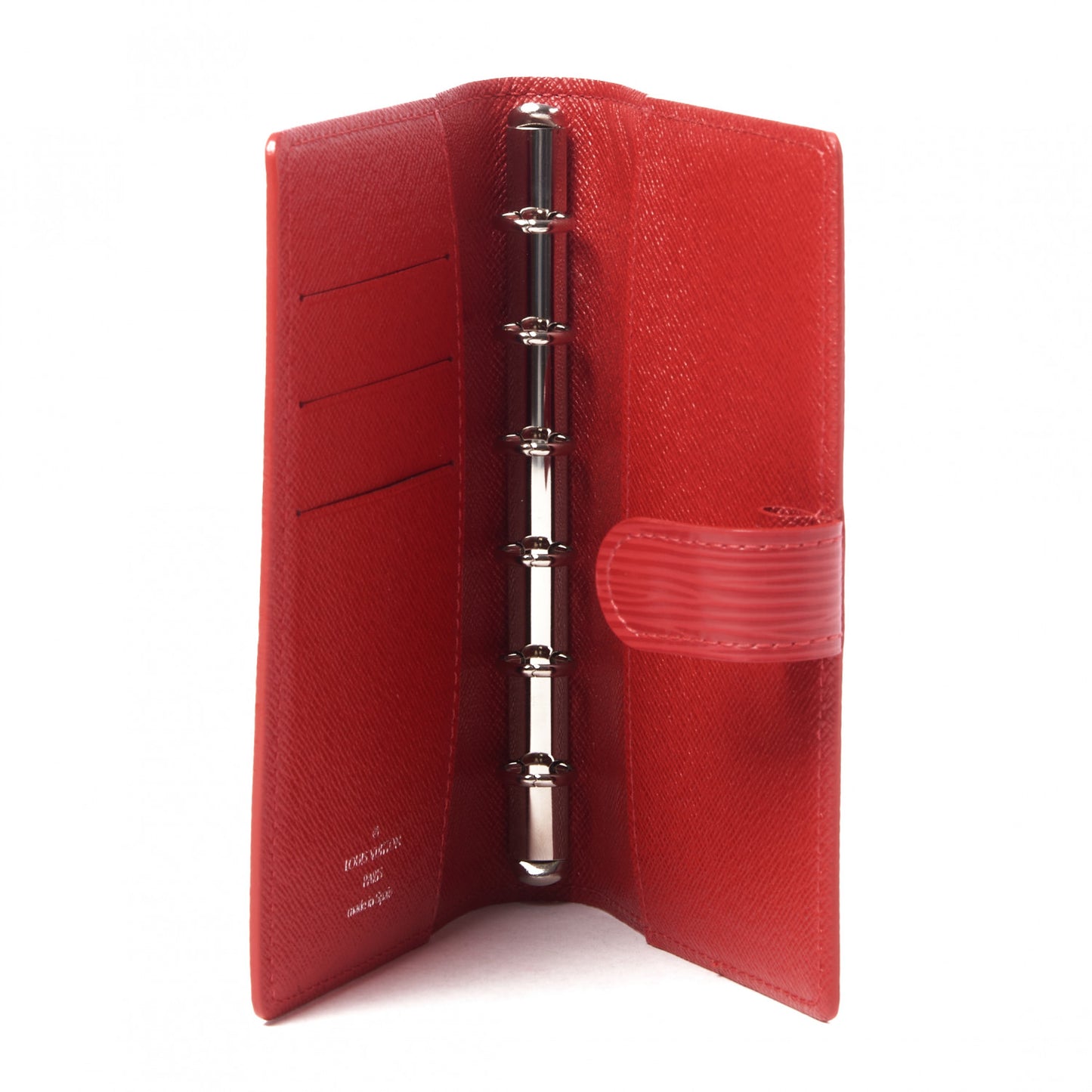 Epi Small Ring Agenda Cover Castillan Red