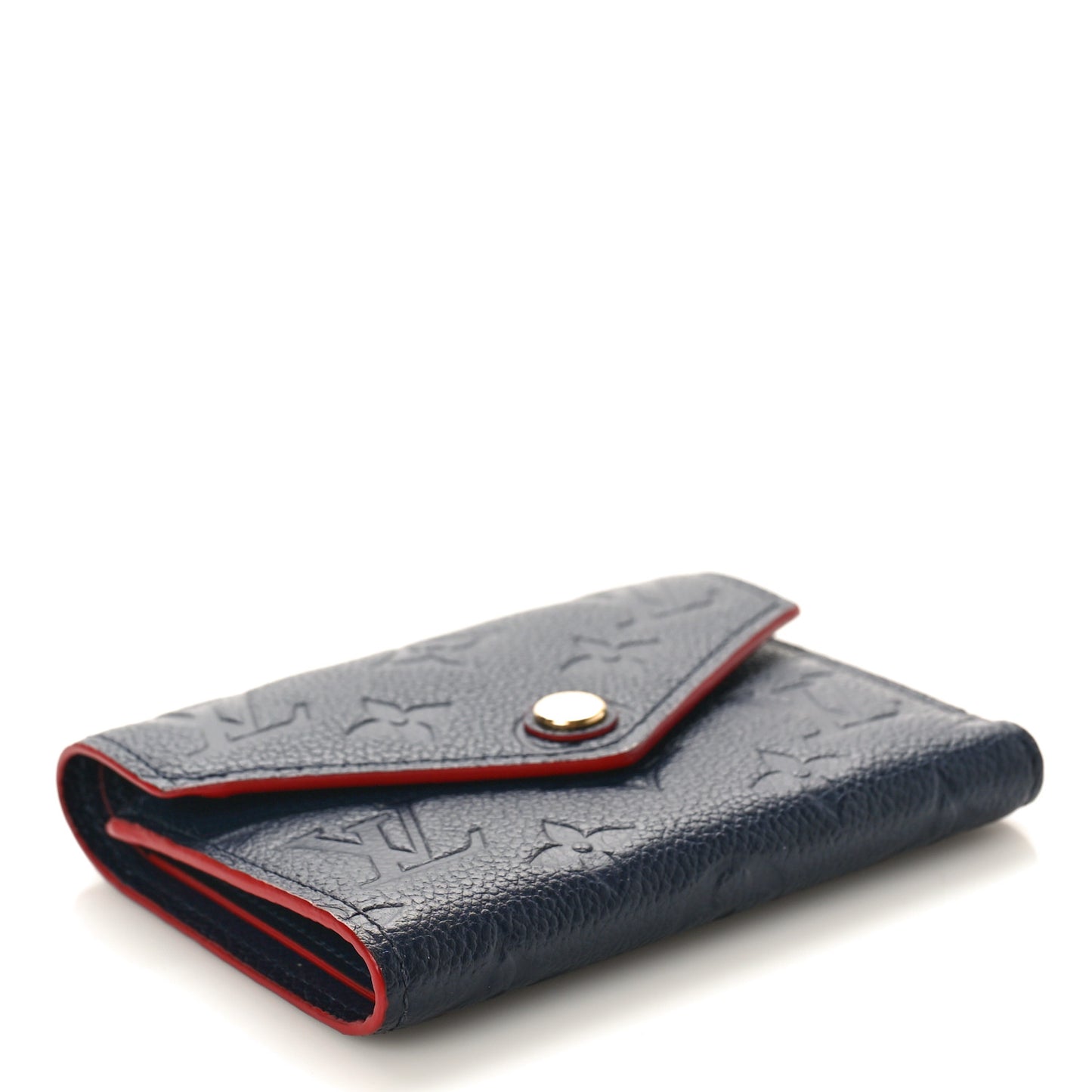 Empreinte Victorine Wallet Marine Rouge