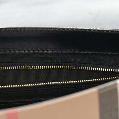 Burberry House Check Bridle Calfskin Small Abbott Crossbody Bag Black 10 of 20