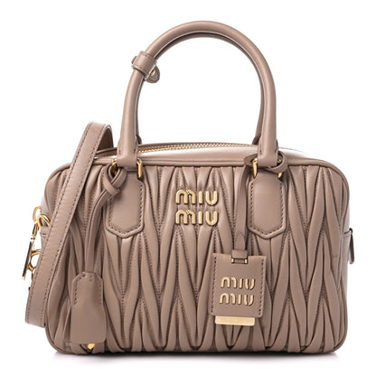 Miu Miu Nappa Matelasse Top Handle Bag Cammeo 1 of 8