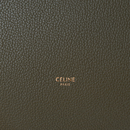 Celine Supple Grained Calfskin Bucket 16 Bag Dark Olive 8 of 10