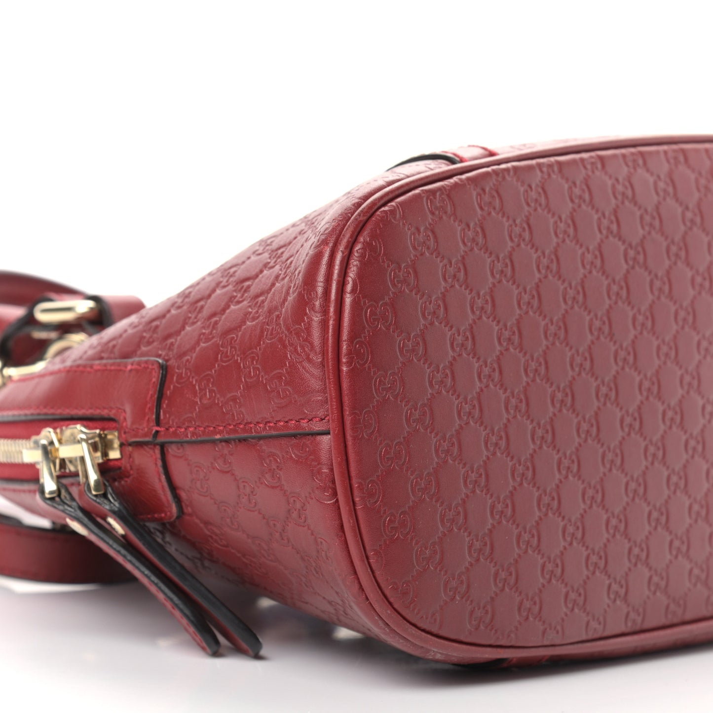 Soft Microguccissima Mini Dome Bag Rosso