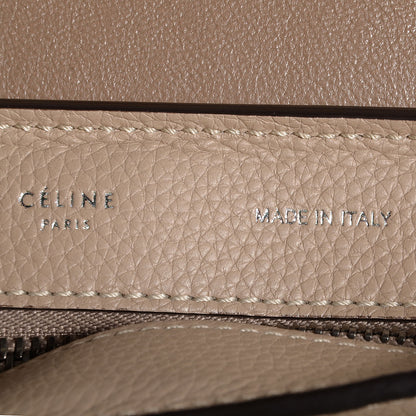 Celine Calfskin Suede Medium Trapeze Dune 7 of 10