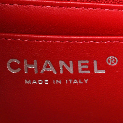 Chanel Lambskin Quilted Mini Square Flap Red 6 of 11