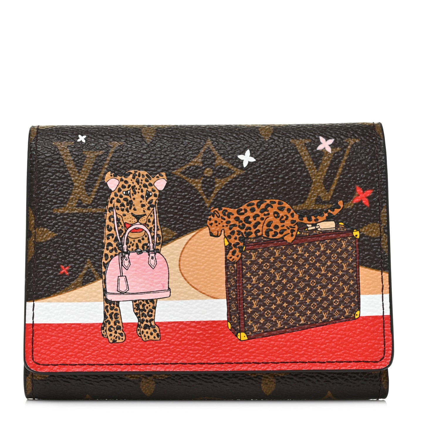 Monogram 2018 Christmas Animation Victorine Wallet