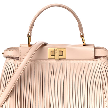 Fendi Nappa Fringe Mini Peekaboo Rosa Quarzo 7 of 11