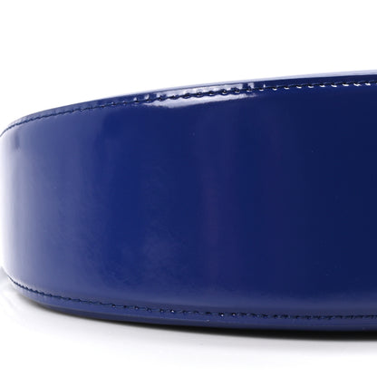 Lanvin Patent Cat Hobo Majorelle Blue 7 of 8