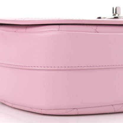 Chanel Calfskin Stitched Small Ring My Bag Flap Crossbody Pink 8 of 10