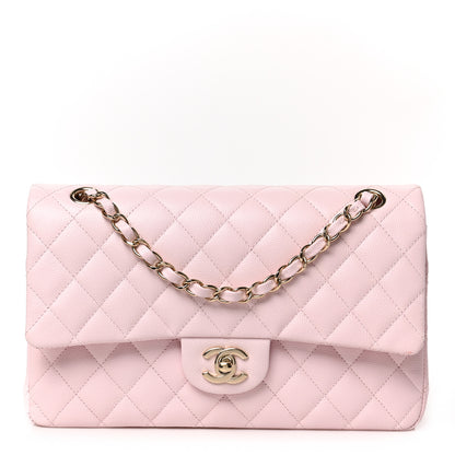 Chanel Caviar Quilted Medium Double Flap Light Pink 1 of 9
