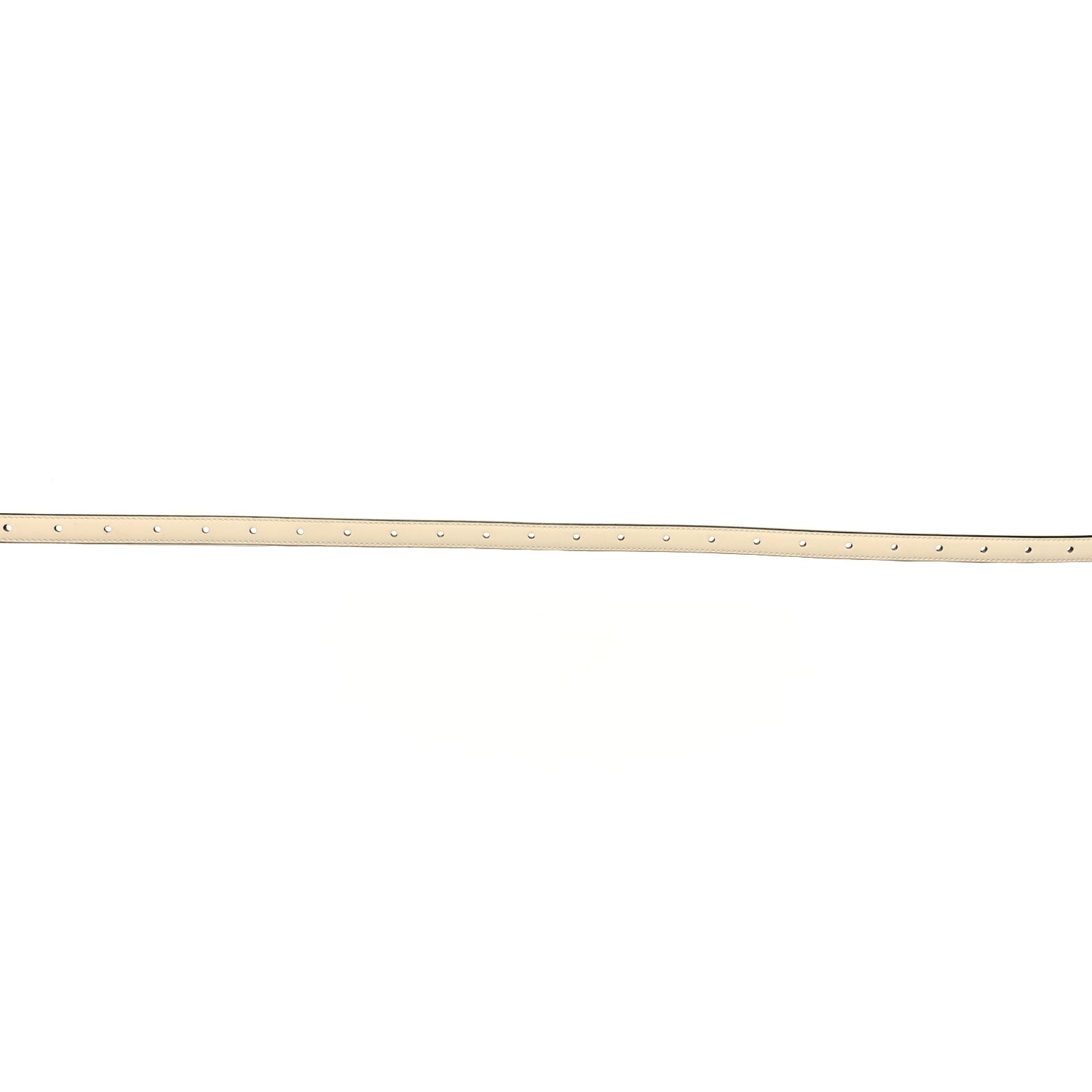 Vitello King Baguette Double Wrap Belt 95 38 White