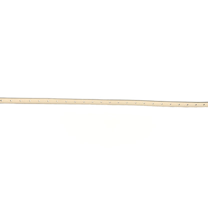 Fendi Vitello King Baguette Double Wrap Belt 95 38 White 3 of 6