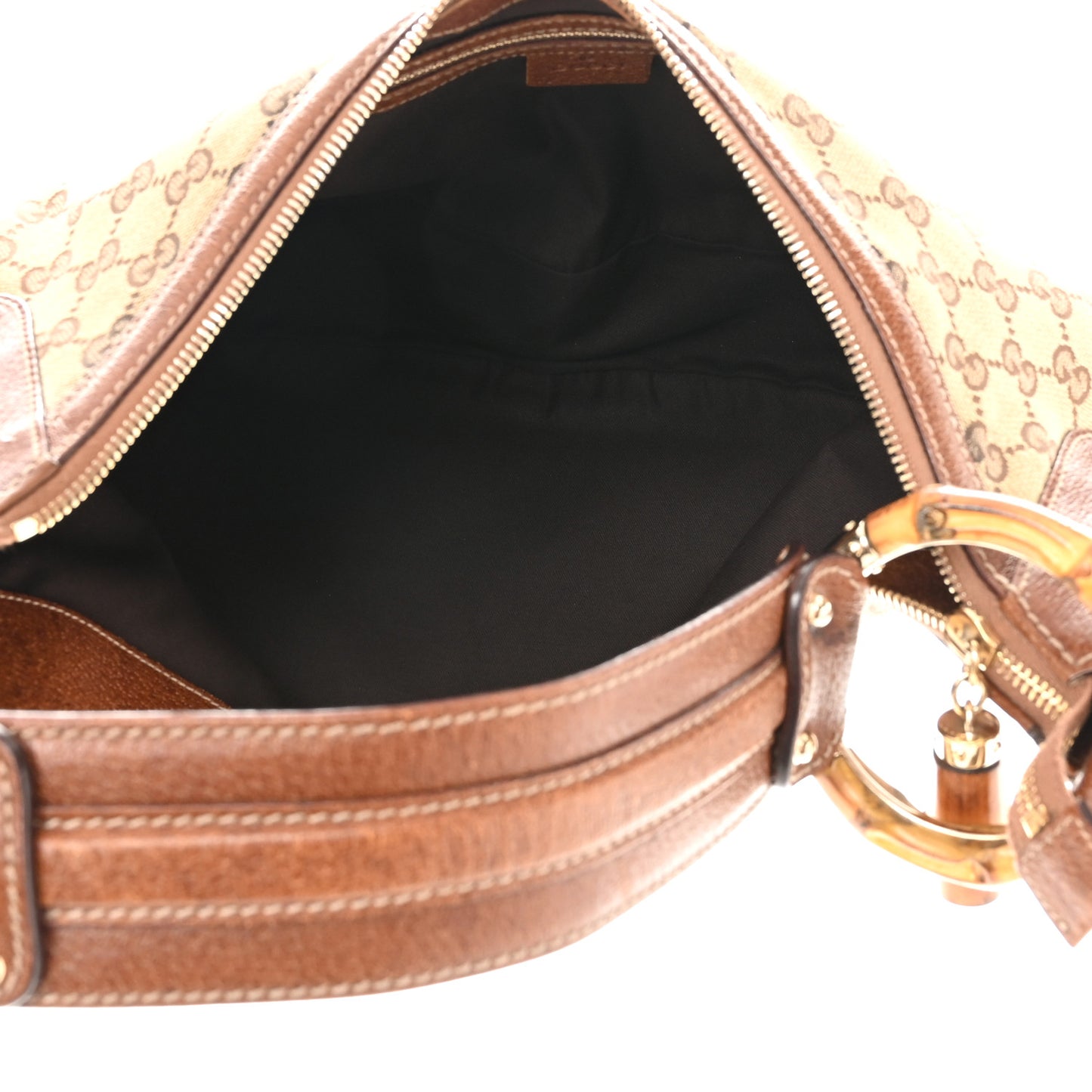 Monogram Bamboo Ring Hobo Brown