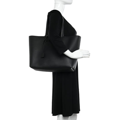Saint Laurent Calfskin Large Shopping Tote Black 3 of 11