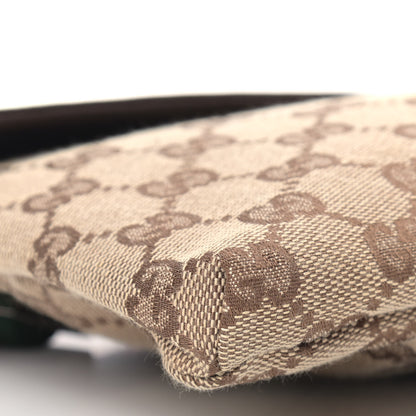 Gucci Monogram Web Belt Bag Dark Brown 10 of 11