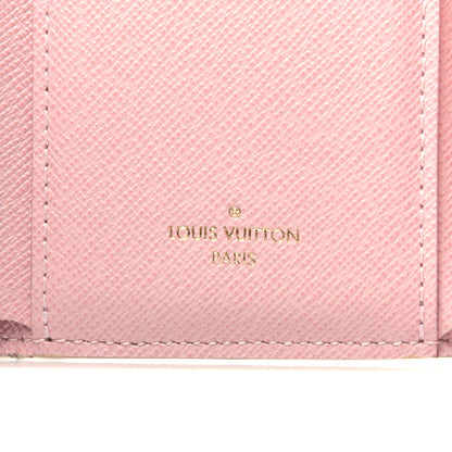 Louis Vuitton Damier Azur Victorine Wallet Rose Ballerine 6 of 7