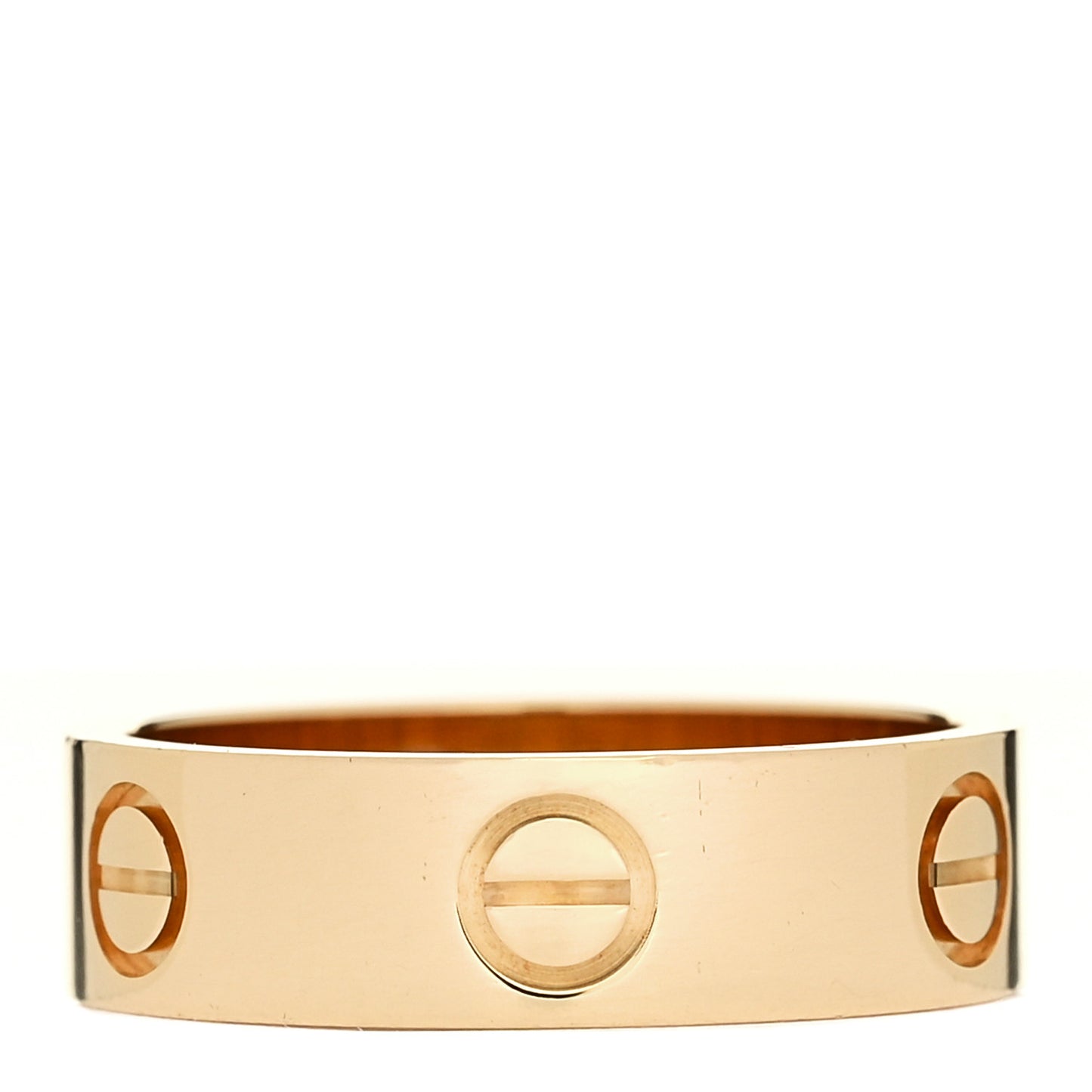 18K Yellow Gold 5.5mm LOVE Ring 54 6.75