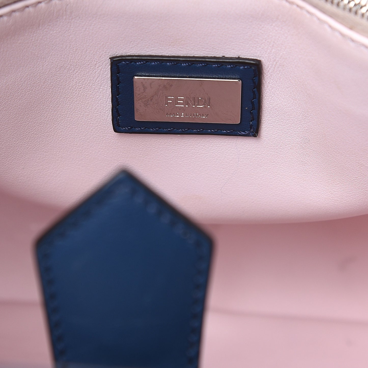 Vitello Dolce Century Petite 2Jours Tote Blue Rosa Doll