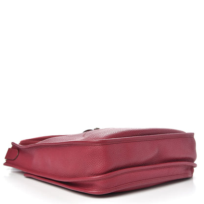 Hermes Taurillon Clemence Evelyne III PM Rubis 4 of 10