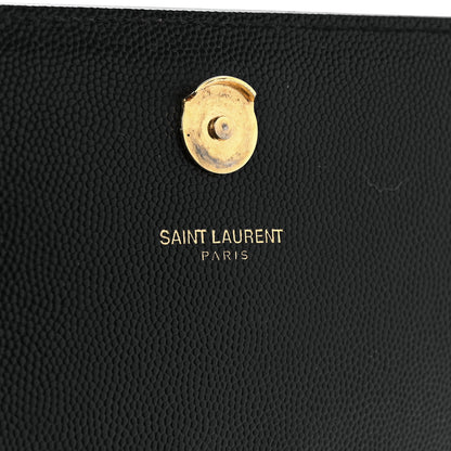 Saint Laurent Grain De Poudre Small Monogram Kate Satchel Black 5 of 14