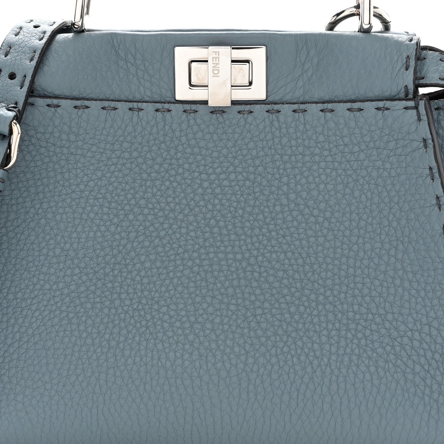 Cuoio Romano Selleria Bi-Color Mini Peekaboo Iconic Satchel Nube Bordeaux