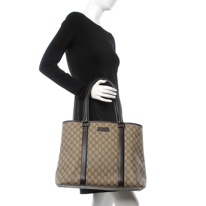 Gucci GG Plus Monogram Medium Joy Tote Dark Brown 2 of 15