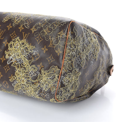Louis Vuitton Monogram Dentelle Speedy 30 Gold 10 of 10