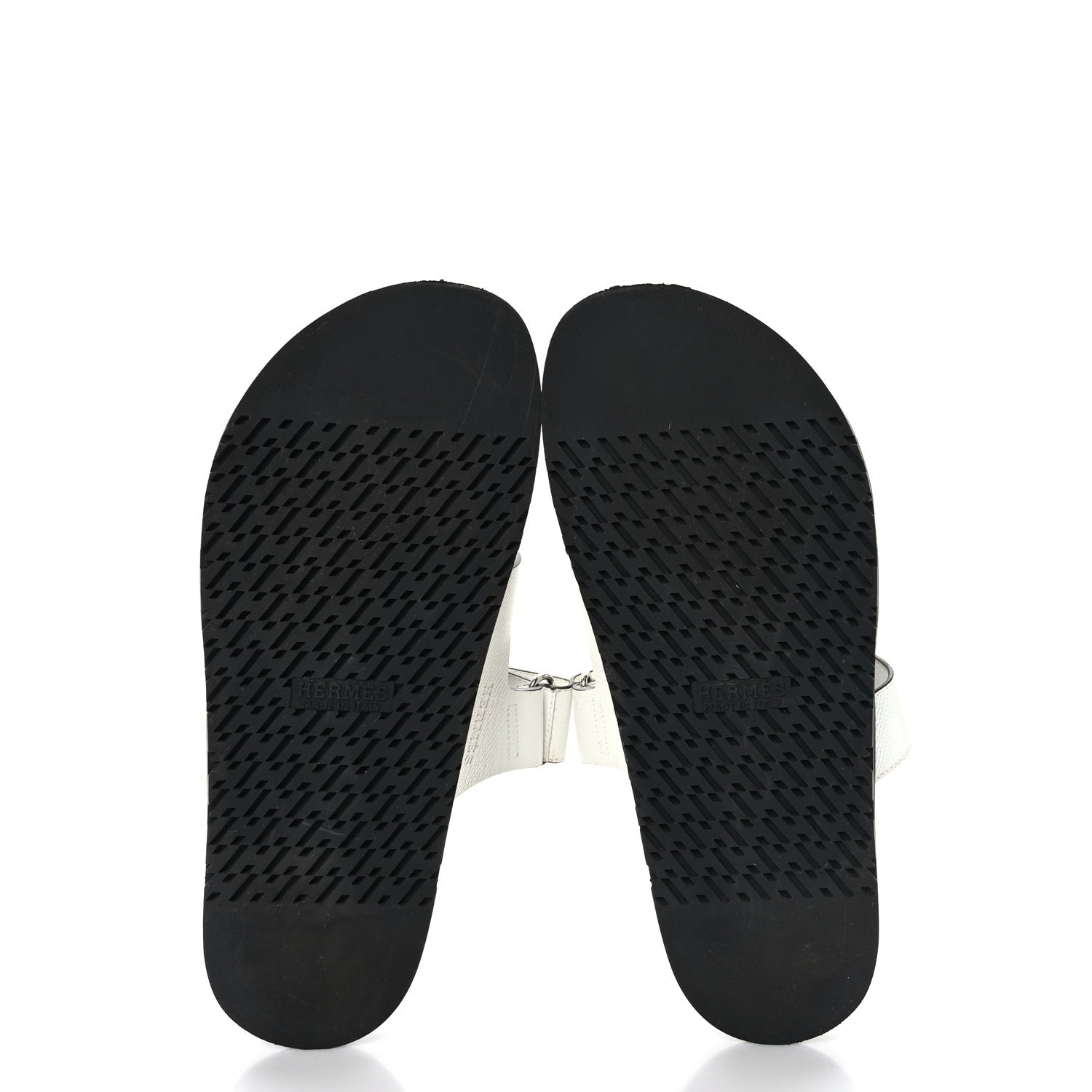 Hermes Epsom Mens Chypre Sandals 43 White 5 of 8
