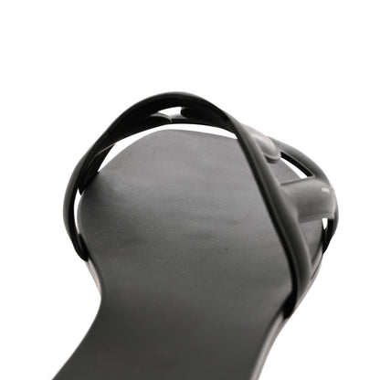 Hermes Rubber Aloha Sandals 39 Black 13 of 14