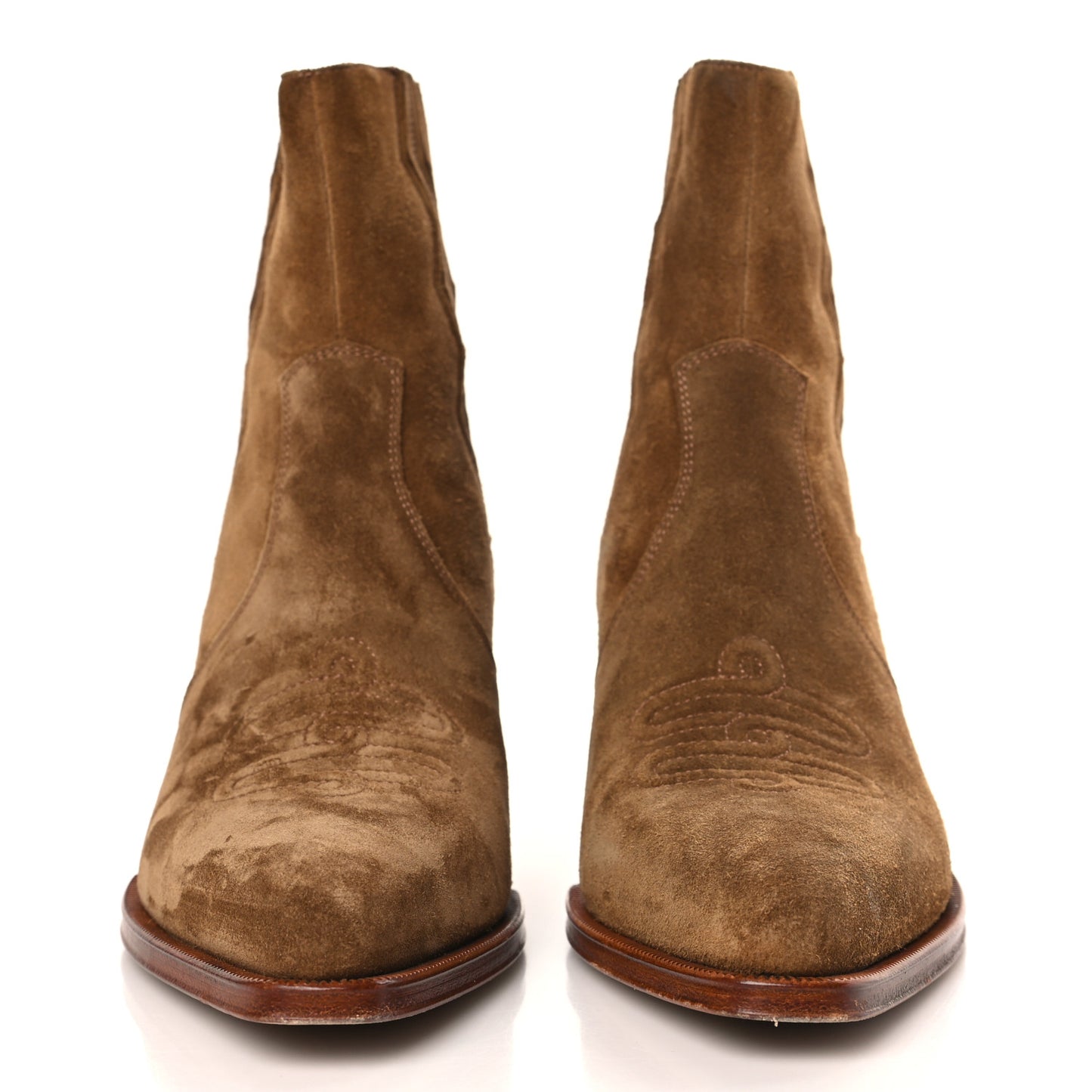 Suede Womens Vegas Ankle Boot 40 Brun Fume