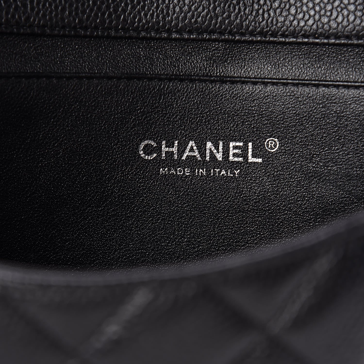 Chanel Caviar Quilted Clutch With Chain Flap Black 6 of 13