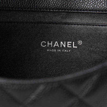 Chanel Caviar Quilted Clutch With Chain Flap Black 6 of 13