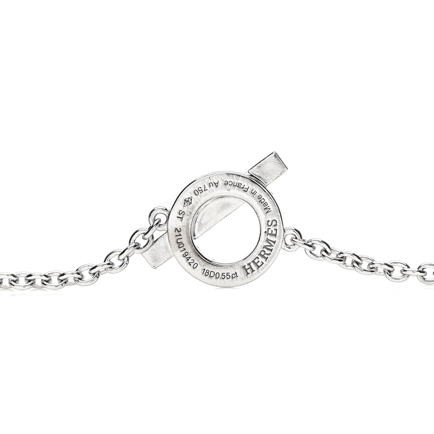 18K White Gold Diamond Finesse Bracelet ST