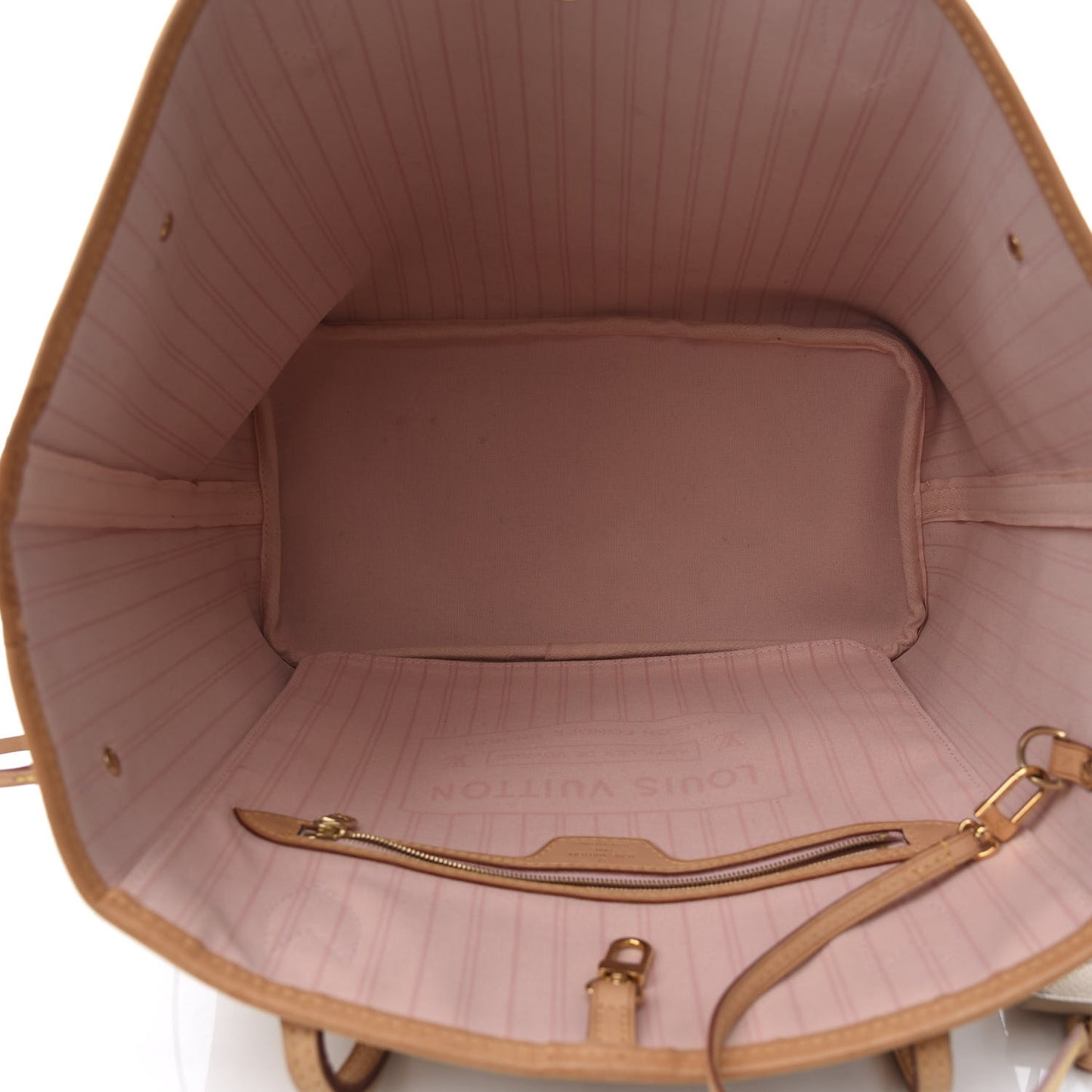 Damier Azur Neo Neverfull MM Rose Ballerine
