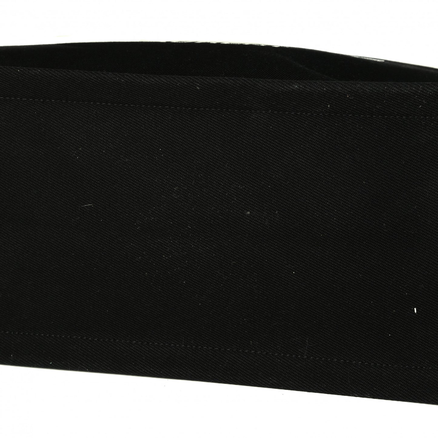 Linen Calfskin Rive Gauche Tote Black