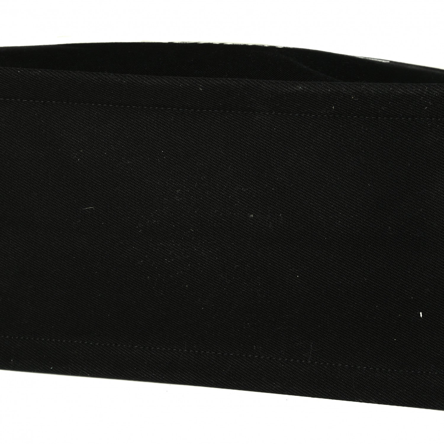Saint Laurent Linen Calfskin Rive Gauche Tote Black 5 of 6