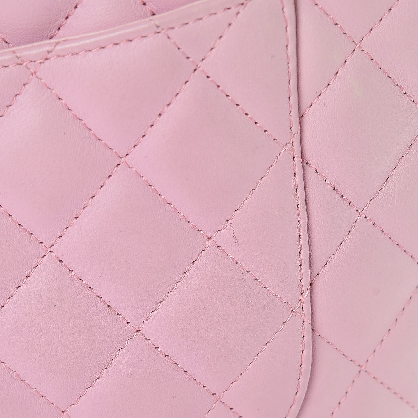 Calfskin Quilted Medium Cambon Tote Pink Black