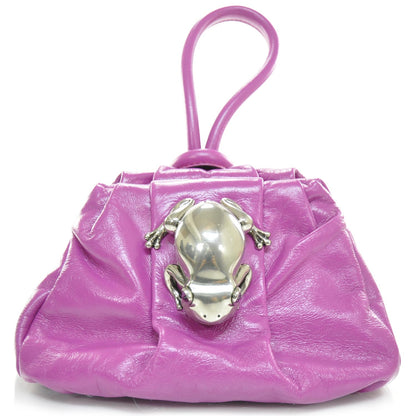 Marc Jacobs Leather Rana Frog Pouch Clutch 1 of 8