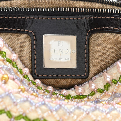 Fendi Beaded Baguette Pink Multicolor 6 of 12