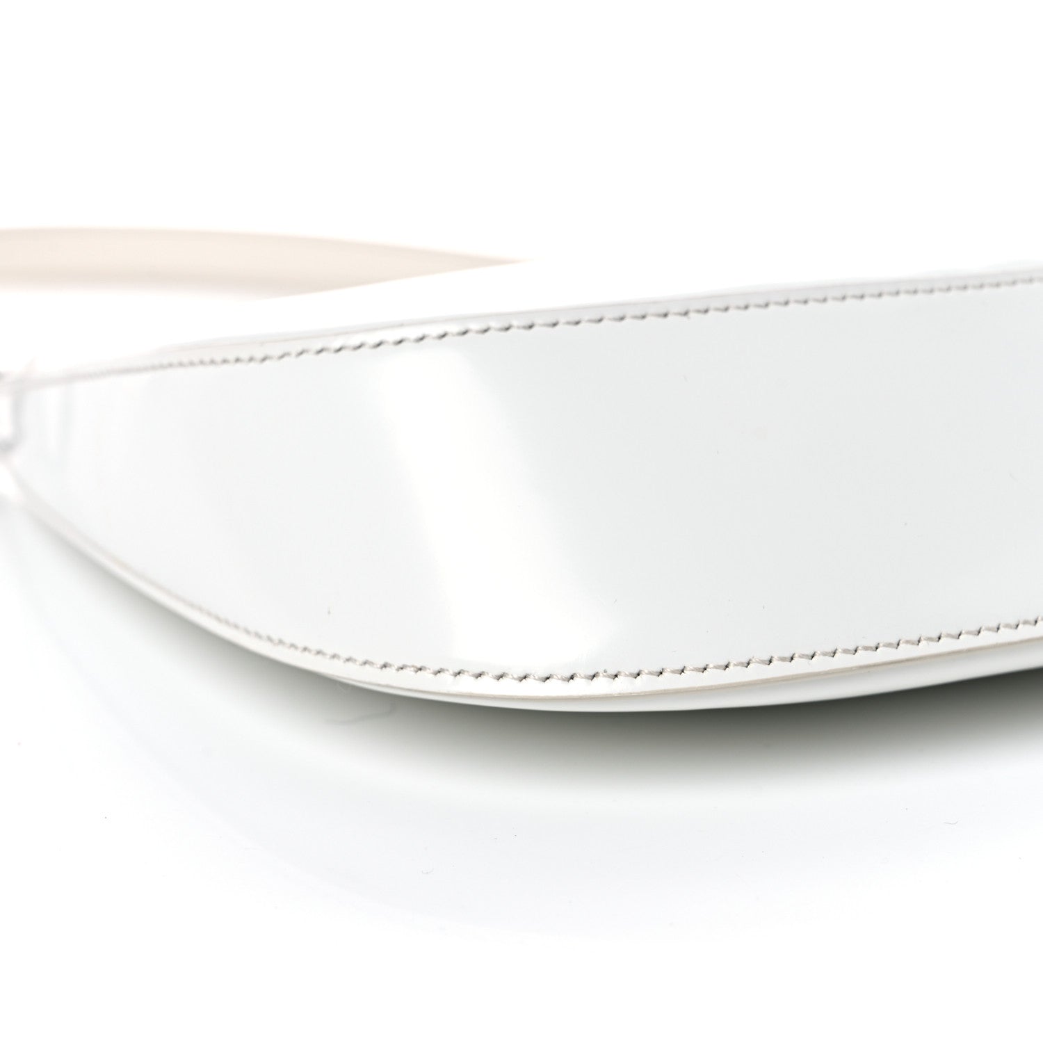 Prada Spazzolato Cleo Shoulder Bag White 8 of 20