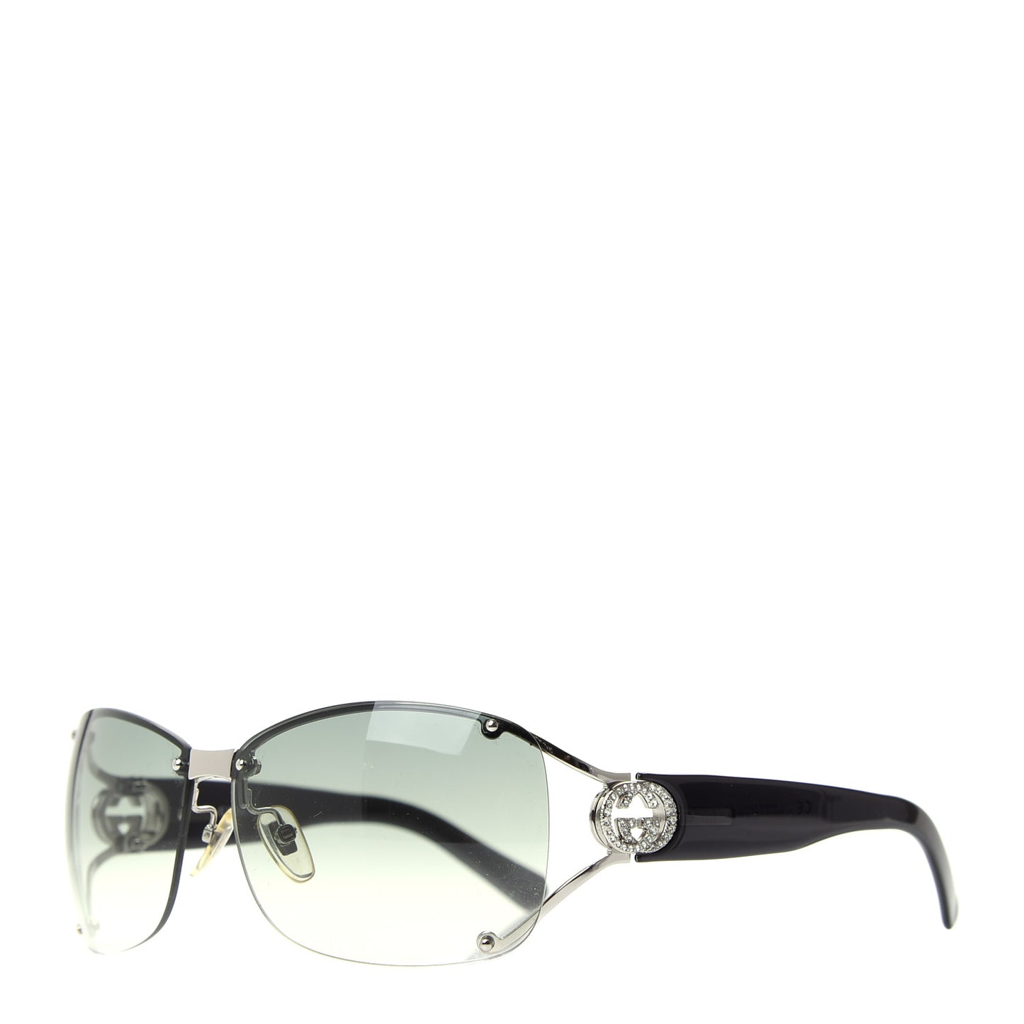 Crystal GG Sunglasses 2820 Black
