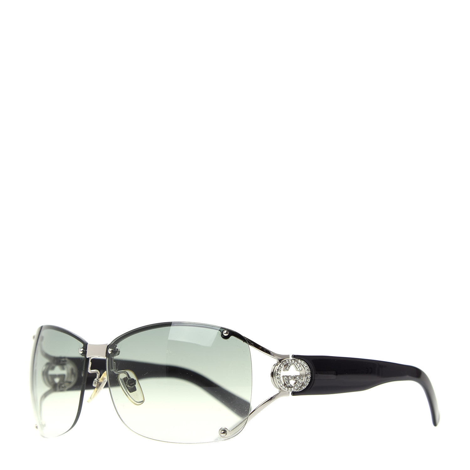Gucci Crystal GG Sunglasses 2820 Black 1 of 7